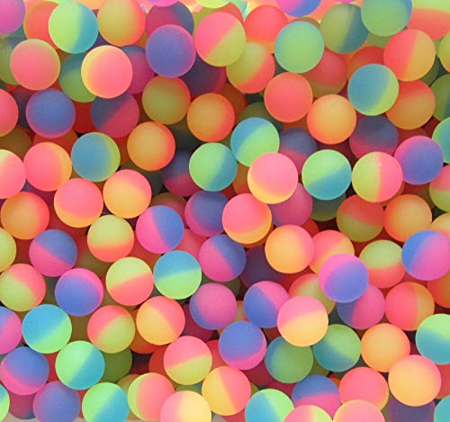 15 NEON ICY Frosted Super HIGH Bounce Balls HI Bouncy Superball CAT Toy 27MM 1″