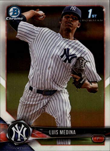 2018 Bowman Chrome Prospects #BCP161 Luis Medina New York Yankees RC Rookie MLB Baseball Trading Card