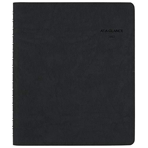 2022 Daily Appointment Book & Planner by AT-A-GLANCE, 6-1/2″ x 8-3/4″, Medium, The Action Planner, Black (70EP0305)