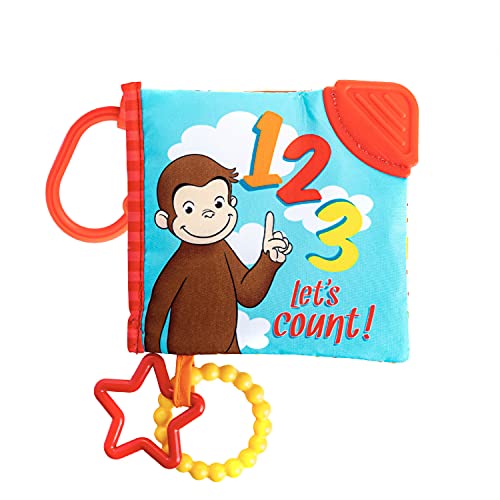 KIDS PREFERRED Curious George Soft Book with Teether and Crinkle