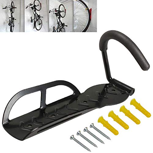 BARMI Durable Steel Bike Bicycle Wall Mount Hook Rack Stand Hanger Storage Holder,Perfect Bike Accessories