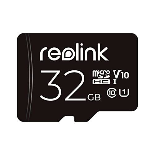 REOLINK 32GB MicroSD HC UHS-I Memory Card, Class 10 TF Memory Card Compatible with Reolink Surveillance Camera