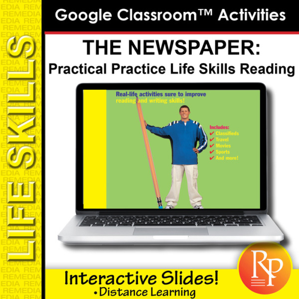 Google Classroom Activities: The Newspaper – Practical Practice Reading