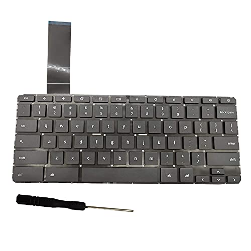 Keyboard Replacement for HP ChromeBook 11 G5,Moon2020 Laptop Keyboard no Frame,not fit 11 G5 EE,US Layout,Black,855623-001 917442-001