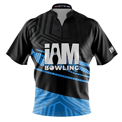 Logo Infusion Dye-Sublimated Bowling Jersey (Sash Collar) – I AM Bowling Fun Design 2012-IAB (Men’s XL) Multicolored