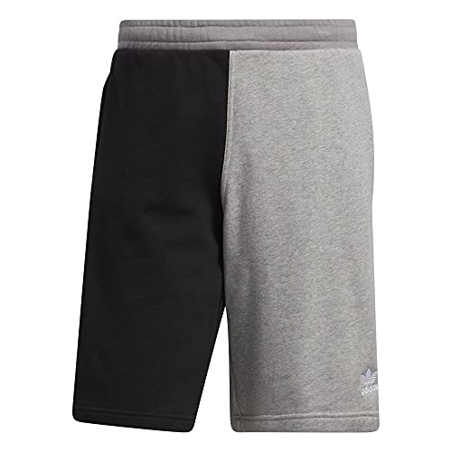 adidas 3 Stripe Shorts – Grey Heather/Black – XL