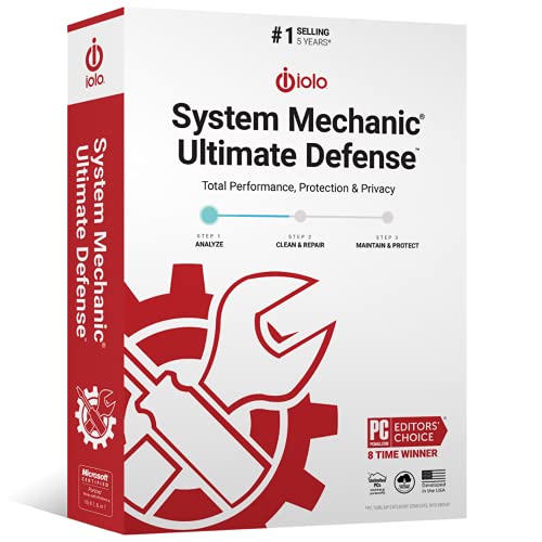 iolo – System Mechanic Ultimate Defense Antivirus Software and Malware, Protection & Privacy