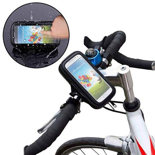 Waterproof Bike Frame Phone Holder Bag Case with Handlebar for iPhone Samsung,Perfect Bike Accessories Black | The Storepaperoomates Retail Market - Fast Affordable Shopping