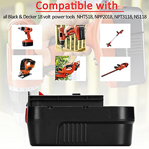 2 Pack 18 Volt HPB18 Battery Replacement for Black and Decker 18V Battery HPB18 HPB18-OPE 244760-00 A1718 FS18FL FSB18 Firestorm Black & Decker 18 Volt Cordless Power Tools | The Storepaperoomates Retail Market - Fast Affordable Shopping