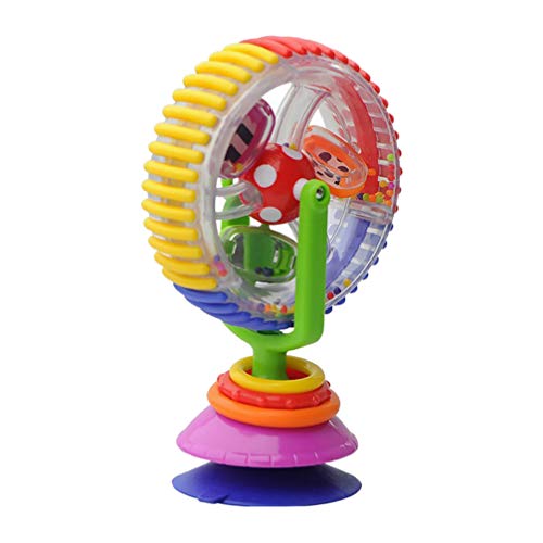 Toyvian Spinner Activity Toy with Suction Cup Baby High Chair Toy Ferris Wheel Interactive Toy STEM Learning Toy for Baby Early Development Feeding Plaything