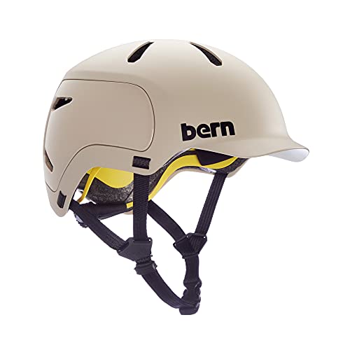Bern, Watts 2.0 Bike Helmet, MIPS Matte Sand, Large