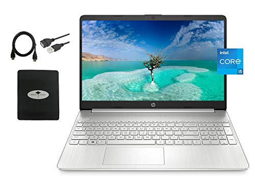 HP Newest 15.6 FHD IPS Flagship Laptop, 11th Gen Intel 4-Core i5-1135G7(Up to 4.2GHz, Beat i7-1060G7), 16GB RAM, 256GB PCIe SSD, Iris Xe Graphics, Bluetooth, WiFi, Win11,w/GM Accessories