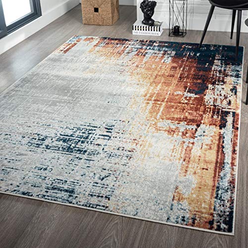 LUXE WEAVERS Olimpia Collection 5955 Multi 9×12 Modern Abstract Area Rug