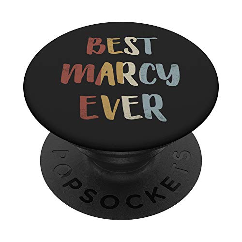 Best Marcy Ever Gray Black First Name PopSockets PopGrip: Swappable Grip for Phones & Tablets