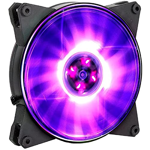 Cooler Master MasterFan Pro 140 Air Pressure RGB- 140mm Static Pressure RGB Case Fan for 4-Pin 12V, Computer Cases CPU Coolers and Radiators