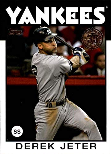 2021 Topps Series 1 Baseball 1986 Topps Baseball 35th Anniversary #86B-98 Derek Jeter New York Yankees Official MLB Trading Card