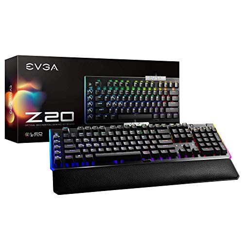 EVGA Z20 RGB Optical Mechanical USB Gaming Keyboard, Optical Mechanical Switches (Linear), 811-W1-20US-KR