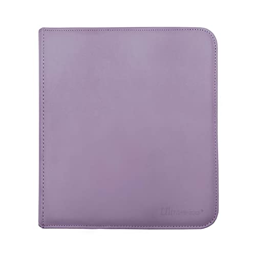 Ultra Pro E-15742 Ultra Pro-12 Pocket Zippered Pro Binder-Purple