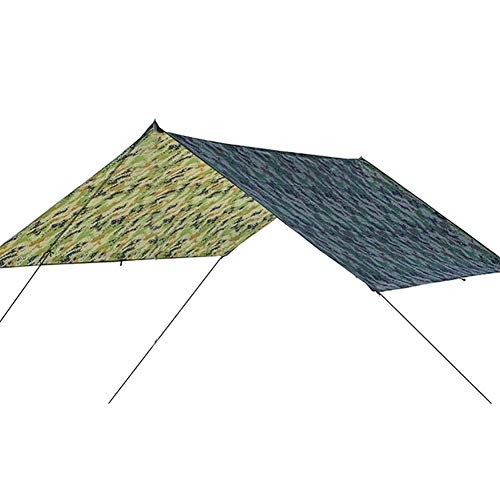 Tent Tarp Sun Shade Sail Lightweight Waterproof UV Protection Tent Tarp Outdoor Moisture-Proof Pad for Patio Garden Travel Camping BBQ