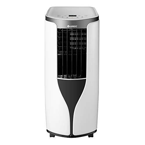 Gree Portable Air Conditioner 10,000 BTU (6000 BTU SACC standard) with Remote Control, 3 in 1 Portable Air Conditioner with Cooling, Dehumidification, Fan Functions, Quiet Portable AC for Rooms up to 250 Sq.ft