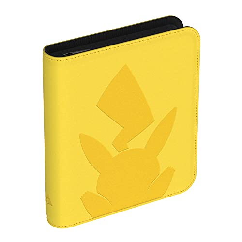 Rayvol 4 Pocket Card Binder, Trading Card Album Holder for TCG- Electric Yellow