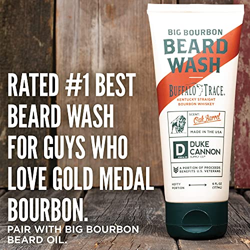 Duke Cannon Supply Co. Big Bourbon Beard Wash, 6 Fl Oz, Oak Barrel Scent – Made with Plant-based Ingredients to Strengthen, Rejuvenate, Soften and Condition | The Storepaperoomates Retail Market - Fast Affordable Shopping