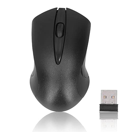 Hilitand 2.4G Wireless Mouse, 1600DPi USB Mouse Universal Laptop Mouse Automatic Sleep Gaming Mice with Receiver Ergonomic Computer Mice for Windows/ XP (64) / Vista/ for Windows 7