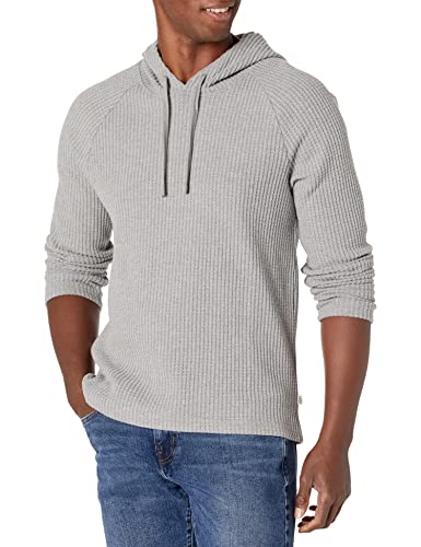UGG mens Huck Thermal Sweatshirt, Grey Heather, Medium US