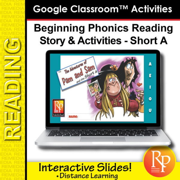 Google Classroom Activities: Beginning Phonics Reading – Short A
