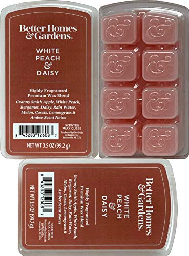 Better Homes and Gardens – White Peach and Daisy 3.5oz Scented Wax Cubes 3-Pack