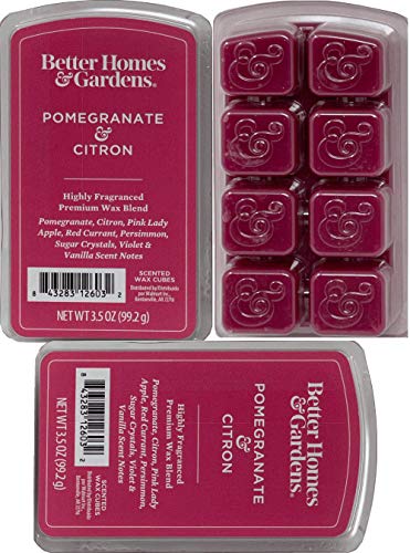 Better Homes and Gardens – Pomegranate and Citron 3.5oz Scented Wax Cubes 3-Pack
