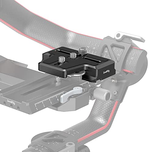 SMALLRIG Extended Quick Release Plate for Arca-Type Standard Compatible with DJI RS 2 / RSC 2 / RS 3 / RS 3 Pro Gimbal – 3162