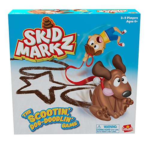Skid Markz Game – The Scootin,’ Dog-Doodlin’ Drawing Game by Goliath