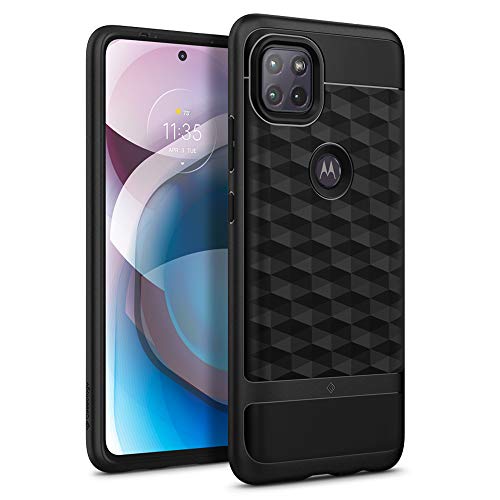 Caseology Parallax Lite Compatible with Motorola One 5G ACE Case (2021) – Matte Black