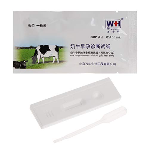 caralin Cow Pregnancy Test Strip Urine Midstream Kit Animal Early Pregnant Diagnosis Testers for Farm Pregnancy Test Strip