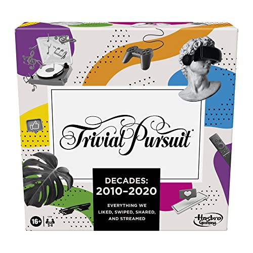 Trivial Pursuit Decades 2010 to 2020 Board Game for Adults and Teens, Pop Culture Trivia Game for 2 to 6 Players, Ages 16 and Up | The Storepaperoomates Retail Market - Fast Affordable Shopping