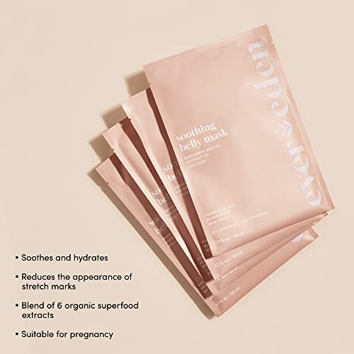 Evereden Soothing Belly Mask Multi-Size 2-pack Bundle | Includes 1st/2nd Trimester and 2/3 Trimester Size | Clean and Unscented Belly Mask for Pregnancy | Natural and Plant Based Pregnancy Skincare | The Storepaperoomates Retail Market - Fast Affordable Shopping