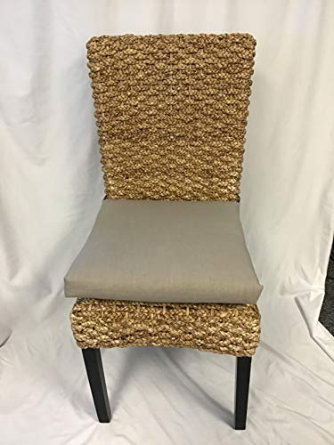 Chair Cushion Pad – Wicker Chair Cushion – seat cushion with 37″ ties and removable foam insert Farmhouse Chair Cushions – Kubo Chair Replacement Cushion
