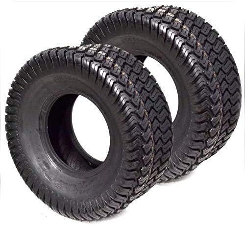 2PK 18×8.50×10 18×8.50-10 18×8.5-10 18×8.5×10 Lawn Mower Tractor 4PLY Turf Tires Compatible with Cub Cadet, Mtd, Toro, Scag, Wright, Kubota