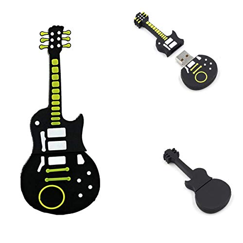 Flash Drive Guitar USB Drive Stick Pen Drive – Novelty Flashdrive Guitar – Home, School & College – Photos, Video & Data Storage – (16 GB, Guitar Electric)