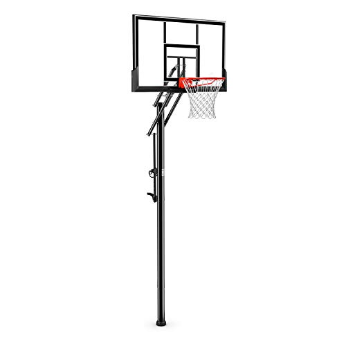 Spalding 50″ Performance Acrylic Exactaheight™ In-Ground Basketball Hoop