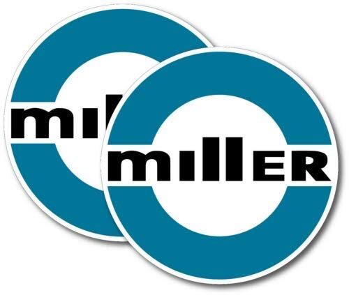 Set of 3 -Miller Welder 1980 Sticker