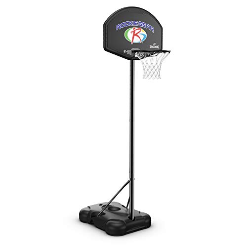 Spalding 32″ Rookie Gear Eco-Composite™ Telescoping Portable Basketball Hoop