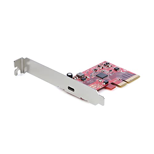 StarTech.com 1-Port USB 3.2 Gen 2×2 (20Gbps) PCIe Card – USB-C SuperSpeed PCI Express 3.0 x4 Host Controller Card – USB Type-C PCIe Add-On Adapter Card – Expansion Card – Windows & Linux (PEXUSB321C)