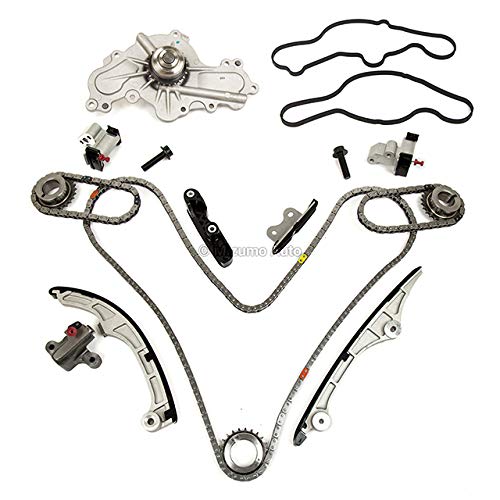 Mizumo Auto MA-9761230400 Timing Chain Kit Water Pump Compatible With/For 07-10 Ford Edge Taurus Lincoln Mkz V6 3.5 3.7L