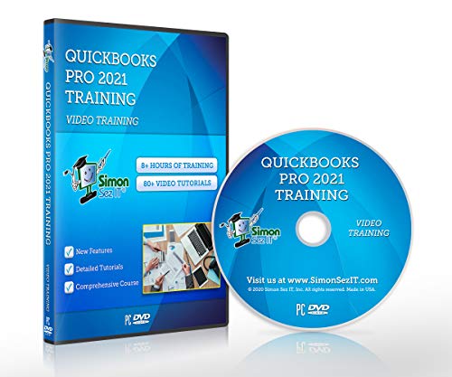 QuickBooks® Pro 2021 Tutorial: QuickBooks Training DVD for QuickBooks 2021 (Pro Edition)