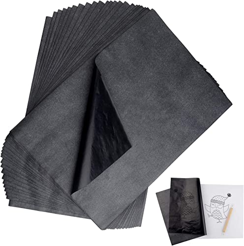 Paperzoid 30-Pack Carbon Paper for Tracing Patterns and Sketches, (8.5×11 Inches) A4 Size | The Storepaperoomates Retail Market - Fast Affordable Shopping