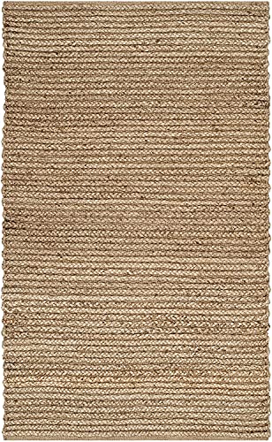 The Home Talk Jute Area Rug 8’x 10’ | Handcrafted Traditional Rugs | Braided Carpet | Scandinavian Rugs for Entryway Bedroom, Home Décor, Dining Room | Eco-Friendly | Jute Woven Store