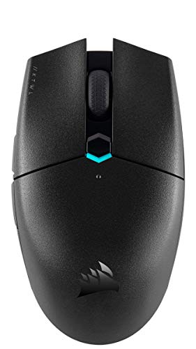 Corsair Katar Pro Wireless, Lightweight FPS/MOBA Gaming Mouse with Slipstream Technology, Compact Symmetric Shape, 10,000 DPI – Black (Renewed)