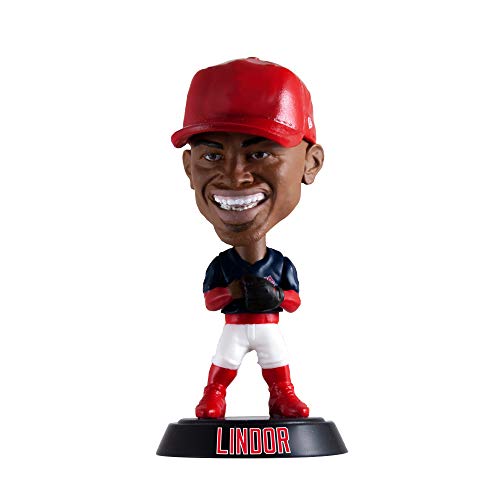 Francisco Lindor Collectible 4″ Tall Baseball Bobblehead Compatible with asin B08W9KY334